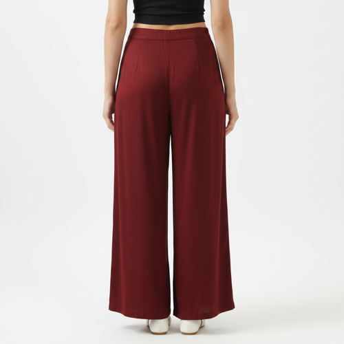 Palazzo for Women in Soft Viscose Fabric | Regular Fit with Mid Rise Waist & Deep Pockets | Versatile for Formal & Casual Wear - Image 63