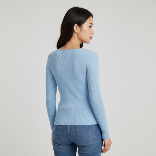 Material composition Lycra Fit type Regular Fit Sleeve type Long Sleeve Collar style V-Neck Neck style V-Neck Style Western - Image 13
