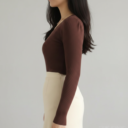 Material composition Lycra Fit type Regular Fit Sleeve type Long Sleeve Collar style V-Neck Neck style V-Neck Style Western - Image 16