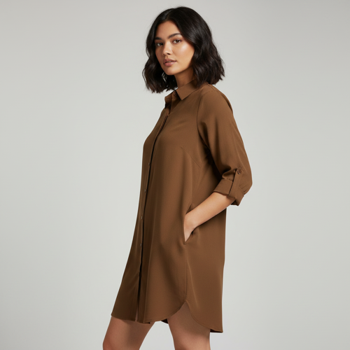 Dresses for Womens | Mini Dresses Rayon for Women Stylish | Summer Casual Outfit Wear Events, Date & Evening Look | Tunic Shirts for Women - Image 10