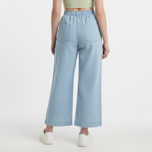 Jeans – High-Rise | 100% Cotton | Enzyme Wash | Elasticated Waistband | Jeans for Women (Available in Plus Sizes) - Image 13