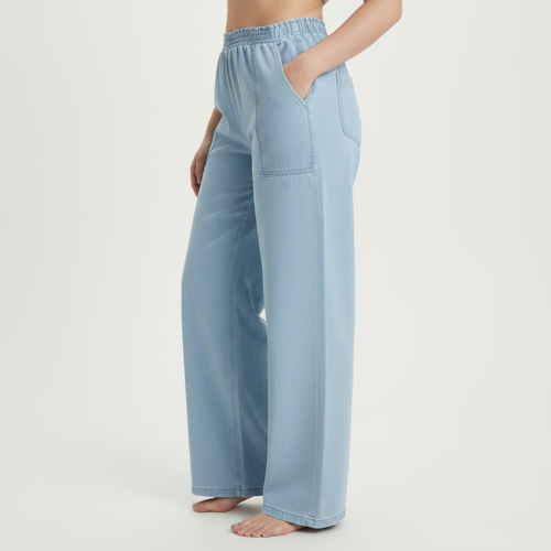 Jeans – High-Rise | 100% Cotton | Enzyme Wash | Elasticated Waistband | Jeans for Women (Available in Plus Sizes) - Image 16
