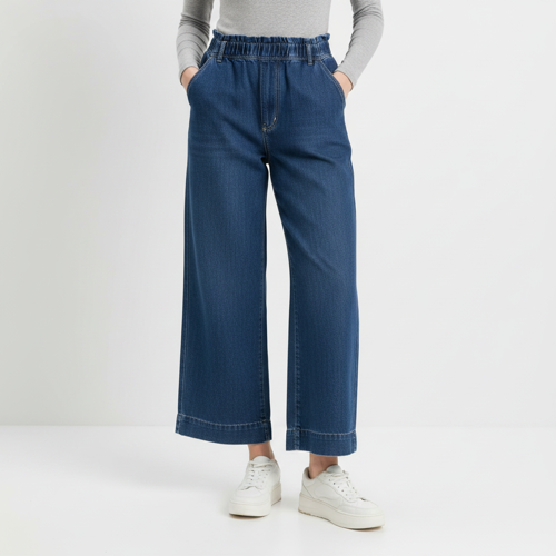 Jeans – High-Rise | 100% Cotton | Enzyme Wash | Elasticated Waistband | Jeans for Women (Available in Plus Sizes) - Image 8