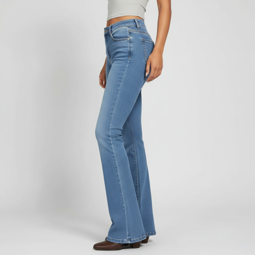 Women Bootcut Jeans – Cotton Blend - Image 2