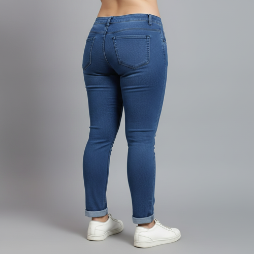 Women Bootcut Jeans – Cotton Blend - Image 2