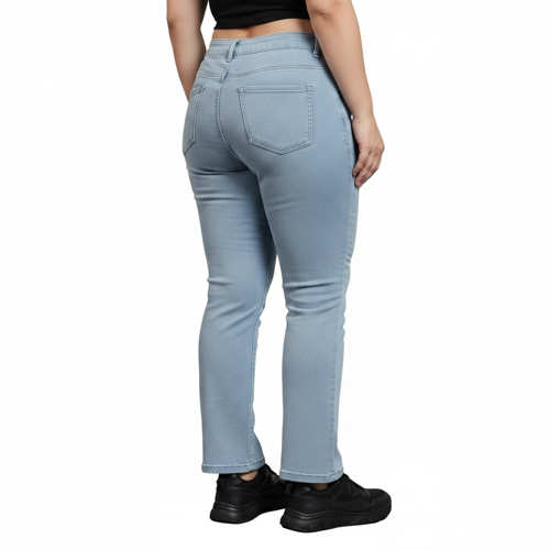 Women Bootcut Jeans – Cotton Blend - Image 12