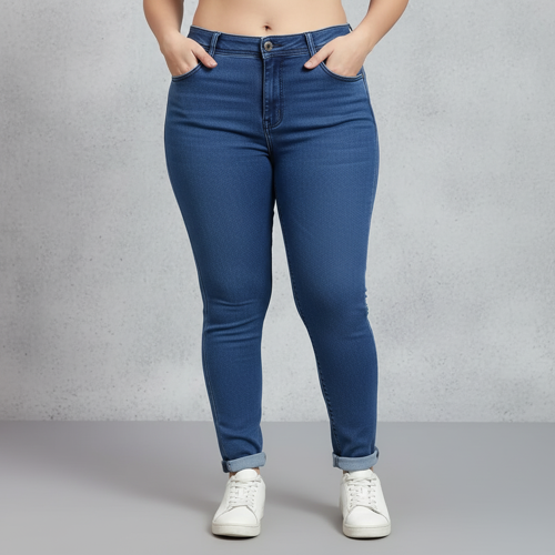 Women Bootcut Jeans – Cotton Blend - Image 3
