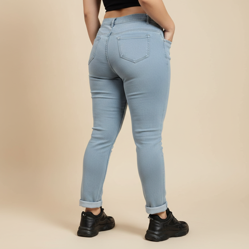 Women Bootcut Jeans – Cotton Blend - Image 36