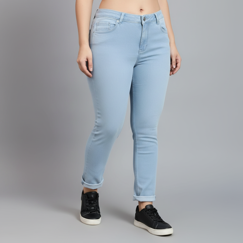 Women Bootcut Jeans – Cotton Blend - Image 7