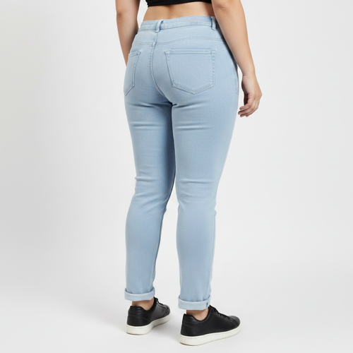 Women Bootcut Jeans – Cotton Blend - Image 8
