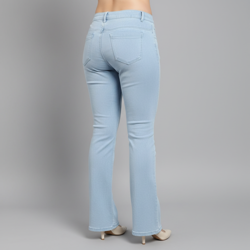 Women Bootcut Jeans – Cotton Blend - Image 9