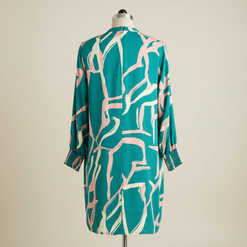 Women Rayon Regular Top Green 2XL - Image 3