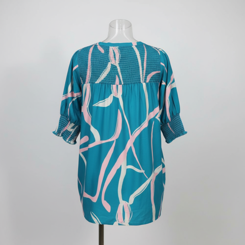 Women Rayon Regular Top Green 2XL - Image 6