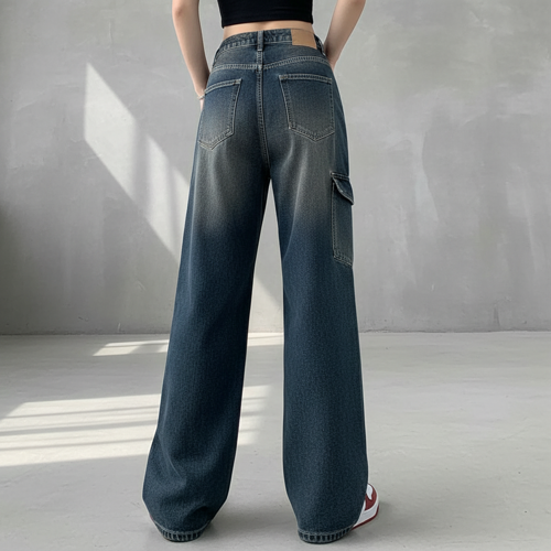 Pants | Casual Fit Trousers with Utility Pocket Design - Image 2