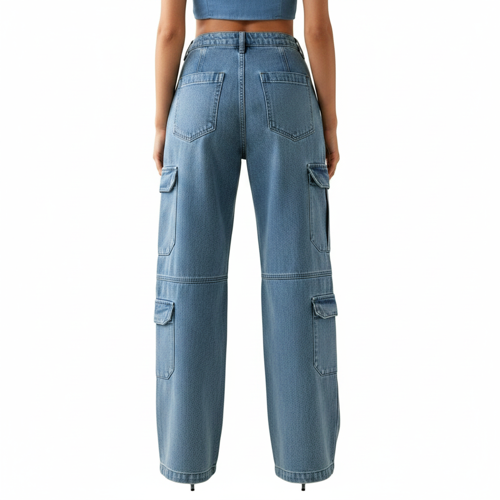 Pants | Casual Fit Trousers with Utility Pocket Design - Image 14