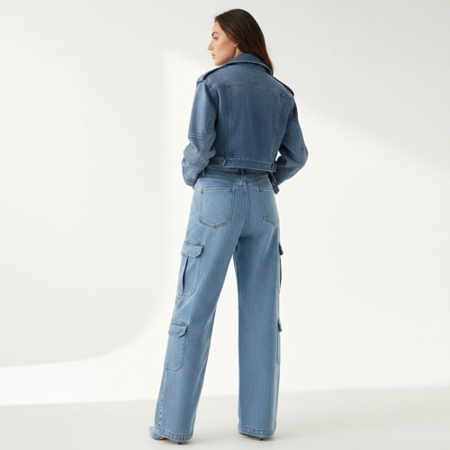 Pants | Casual Fit Trousers with Utility Pocket Design - Image 15