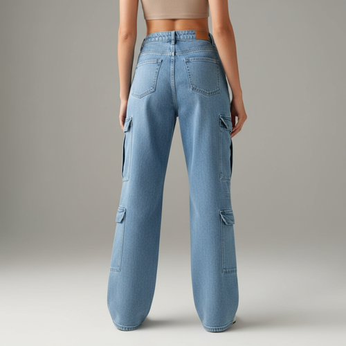 Pants | Casual Fit Trousers with Utility Pocket Design - Image 19