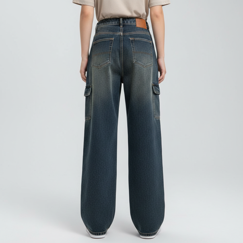 Pants | Casual Fit Trousers with Utility Pocket Design - Image 6