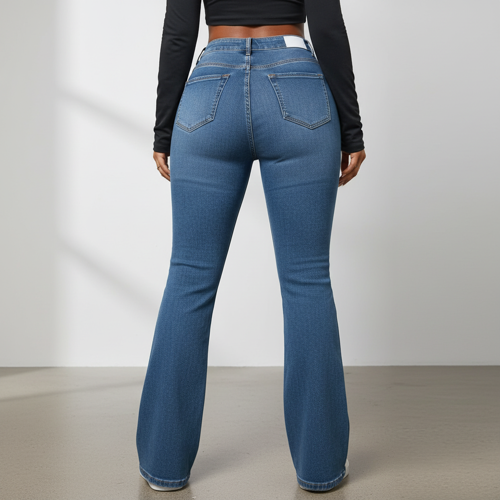 Jeans | Flared Bell Bottom Bootcut Pants | Wide Leg Stretch Denim – Perfect for Travel, Party & Everyday Use – Sizes 26–40 (2) - Image 11