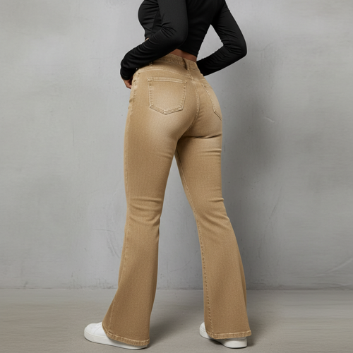 Jeans | Flared Bell Bottom Bootcut Pants | Wide Leg Stretch Denim – Perfect for Travel, Party & Everyday Use – Sizes 26–40 (2) - Image 12