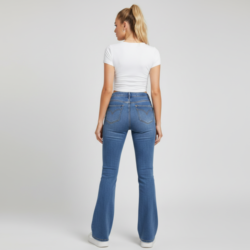 Jeans | Flared Bell Bottom Bootcut Pants | Wide Leg Stretch Denim – Perfect for Travel, Party & Everyday Use – Sizes 26–40 (2) - Image 17