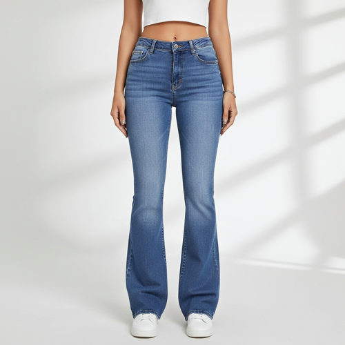Jeans | Flared Bell Bottom Bootcut Pants | Wide Leg Stretch Denim – Perfect for Travel, Party & Everyday Use – Sizes 26–40 (2) - Image 18