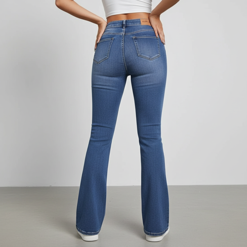 Jeans | Flared Bell Bottom Bootcut Pants | Wide Leg Stretch Denim – Perfect for Travel, Party & Everyday Use – Sizes 26–40 (2) - Image 23