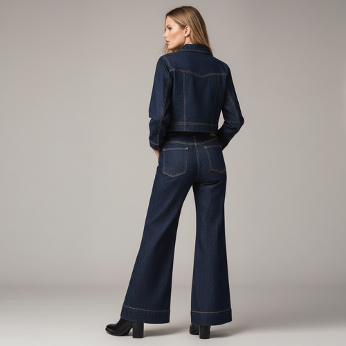 Jeans | Flared Bell Bottom Bootcut Pants | Wide Leg Stretch Denim – Perfect for Travel, Party & Everyday Use – Sizes 26–40 (2) - Image 33