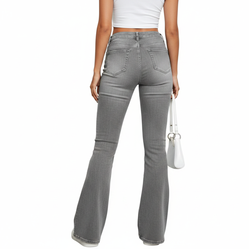 Jeans | Flared Bell Bottom Bootcut Pants | Wide Leg Stretch Denim – Perfect for Travel, Party & Everyday Use – Sizes 26–40 (2) - Image 40