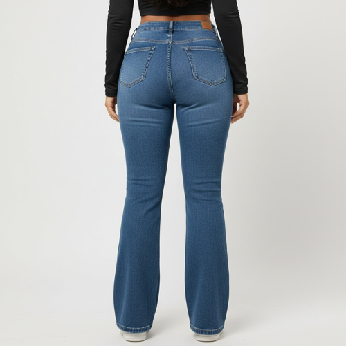 Jeans | Flared Bell Bottom Bootcut Pants | Wide Leg Stretch Denim – Perfect for Travel, Party & Everyday Use – Sizes 26–40 (2) - Image 7