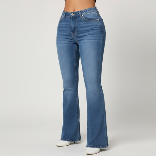 Jeans | Flared Bell Bottom Bootcut Pants | Wide Leg Stretch Denim – Perfect for Travel, Party & Everyday Use – Sizes 26–40 (2) - Image 9