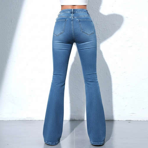 Jeans for Women | High Waist Jeans for Women | Flared Jeans for Women High Waist | Wide Leg Jeans Women | Bell Bottom Jeans for Women - Image 11