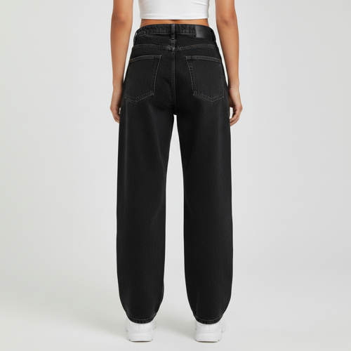 Jeans – Baggy Denim Pants, Loose Fit Casual Straight Leg Pant for Girls & Womens - Image 23
