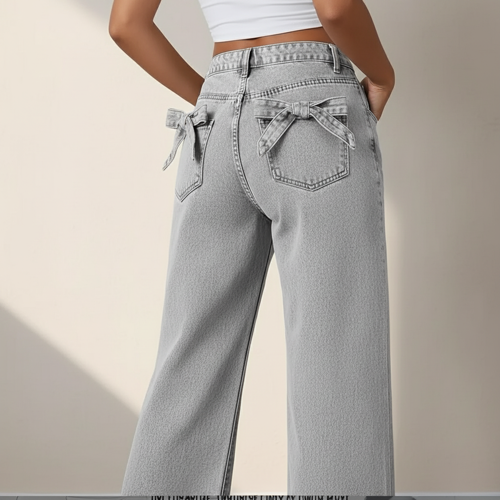 Jeans | Back Pocket Bow tie Detail - Image 18