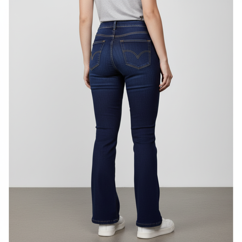 Women Bootcut Jeans – Cotton Blend - Image 11