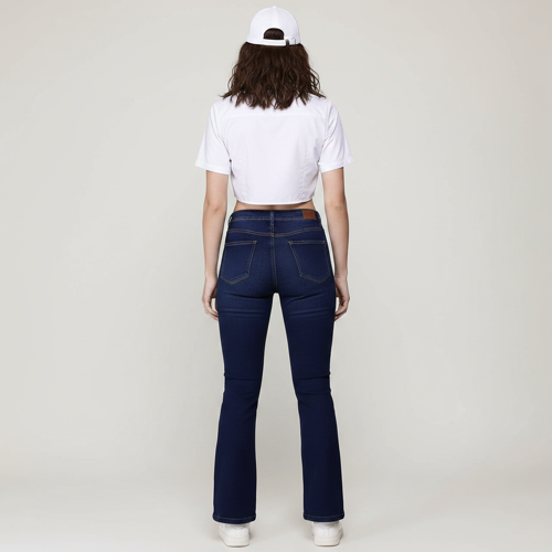 Women Bootcut Jeans – Cotton Blend - Image 12