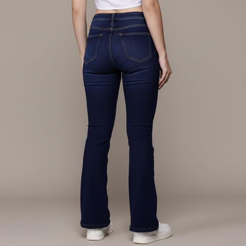Women Bootcut Jeans – Cotton Blend - Image 14