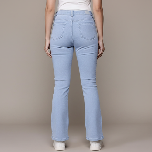 Women Bootcut Jeans – Cotton Blend - Image 7