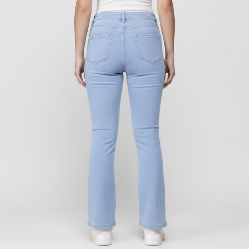 Women Bootcut Jeans – Cotton Blend - Image 8
