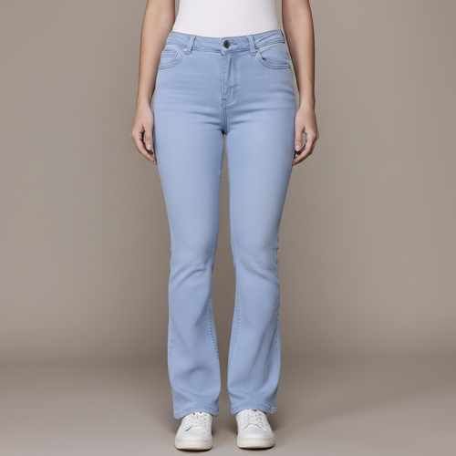 Women Bootcut Jeans – Cotton Blend - Image 9