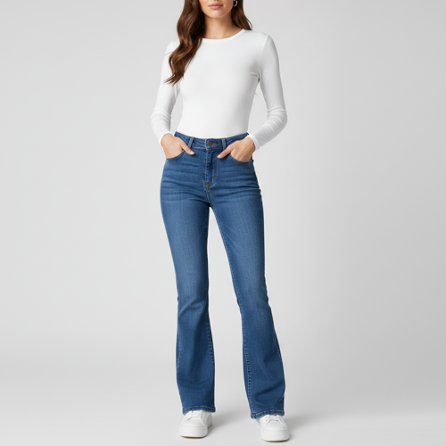 Women Bootcut Jeans – Denim - Image 2