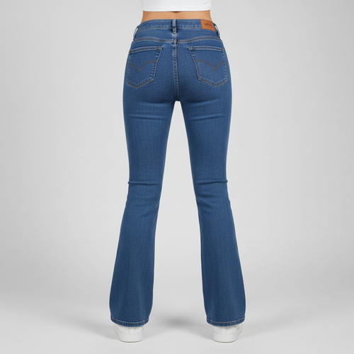 Women Bootcut Jeans – Denim - Image 3