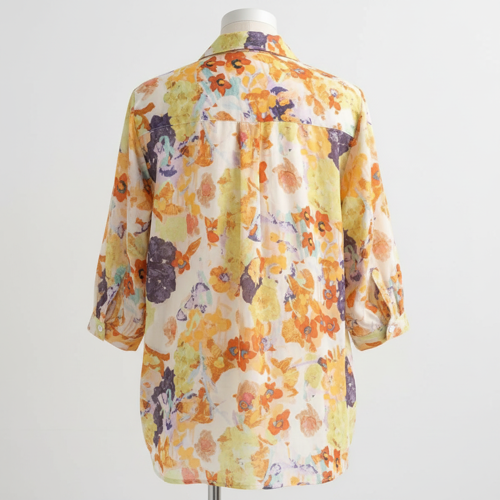 Shirt with Elbow Sleeves and Collar Neck in Soft Breathable Fabric Ideal for Casual wear and Relaxed Styling - Image 15