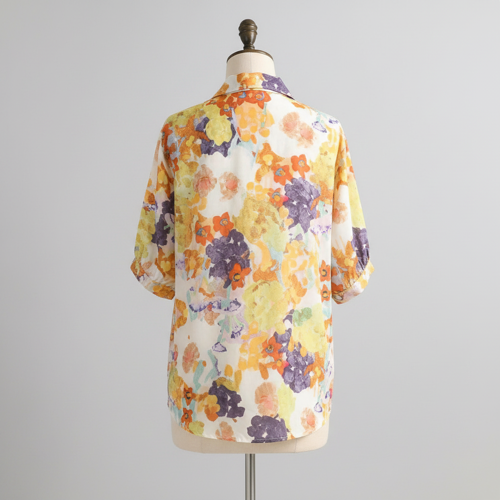 Shirt with Elbow Sleeves and Collar Neck in Soft Breathable Fabric Ideal for Casual wear and Relaxed Styling - Image 18