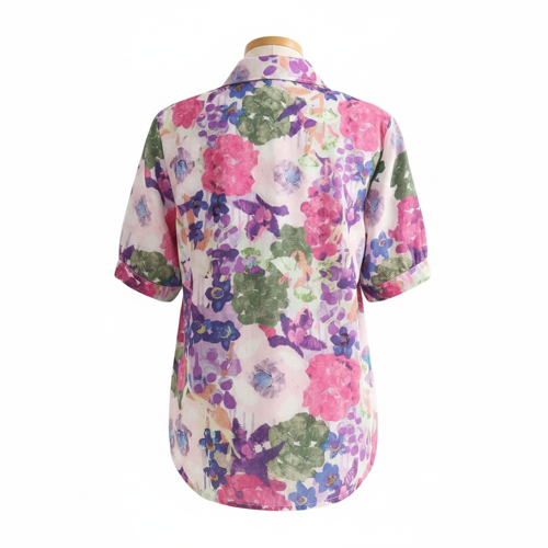 Shirt with Elbow Sleeves and Collar Neck in Soft Breathable Fabric Ideal for Casual wear and Relaxed Styling - Image 7