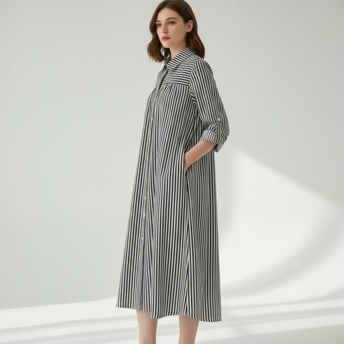Shirt Dress | Comfortable Relaxed Fit Summer Dress - Image 3