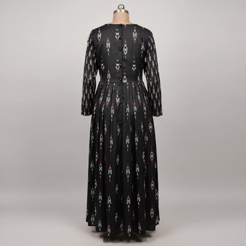 Women Maxi Dress – Cotton Blend, Maxi Length - Image 6