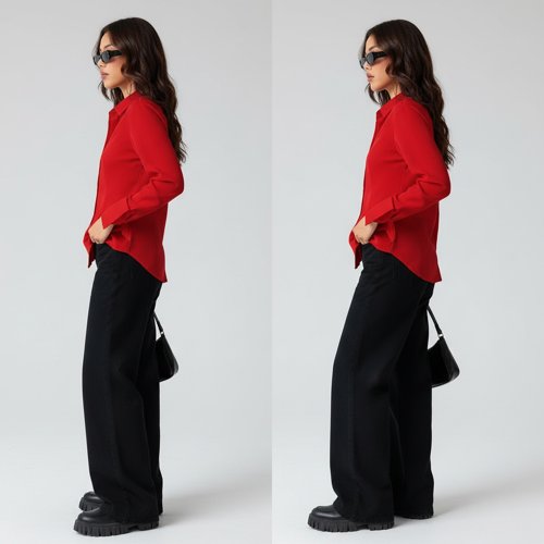 Women Polyester Modern Fit Yellow Solid Front Button Long Sleeve Casual Shirt - Image 12