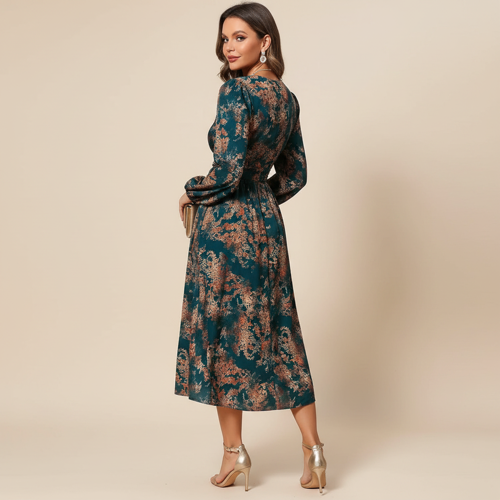 Dress for Women | Long Flared Dress for Womens | Summer Casual Outfit Wear Events, Date & Evening Look | Perfect Gaun Wear for Woman’s - Image 3