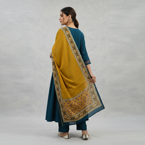 Kurta with Dupatta | Ethnic Kurti Set for Festive & Casual Wear - Image 3